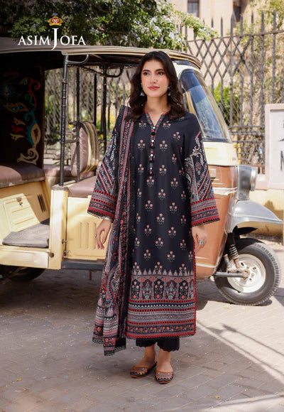 Asim Jofa | PRINTED ARABIC LAWN | AJPL-19