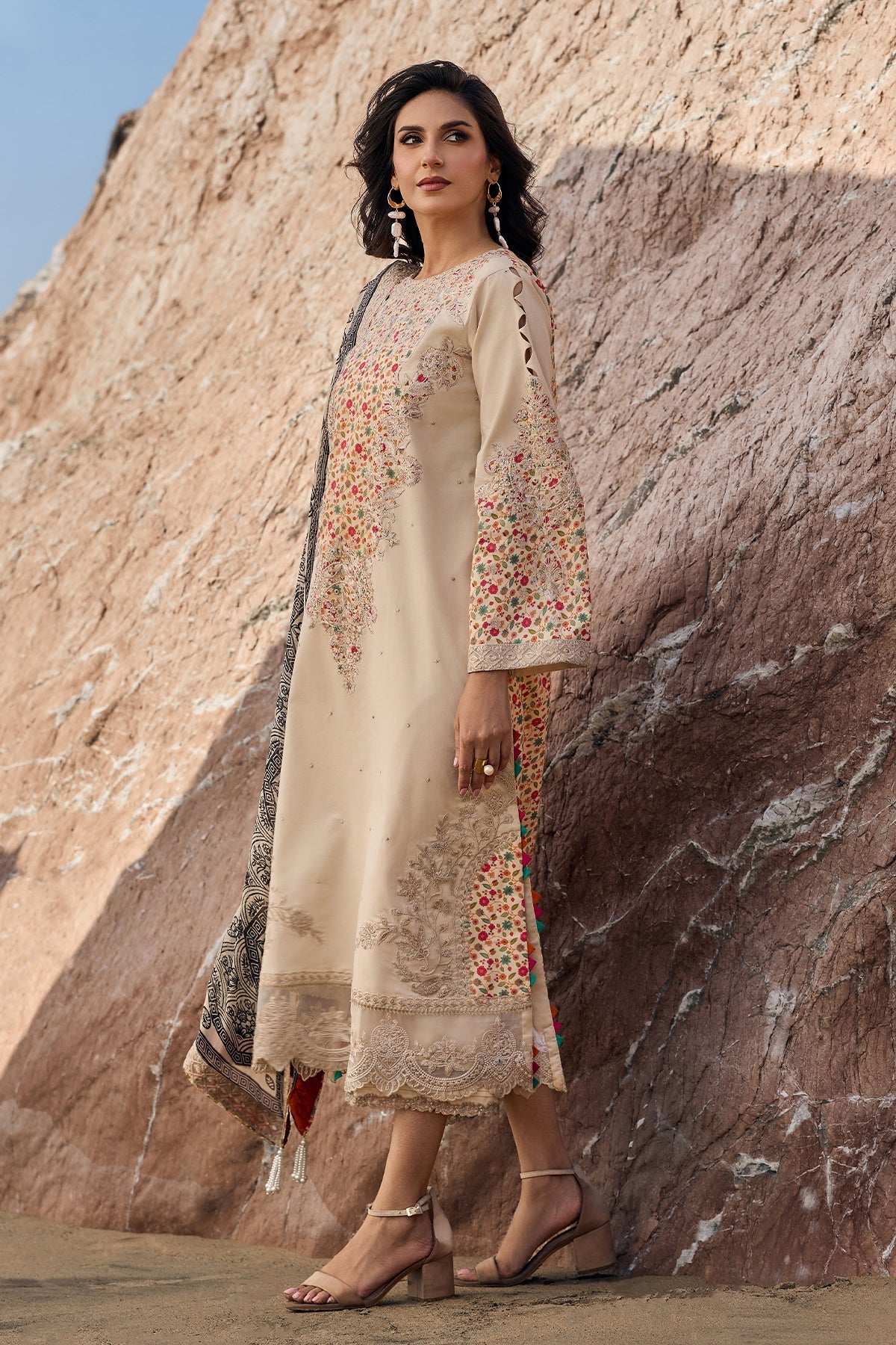 Charizma | SunShine - Vol 1 '26 - 3 PC Embroidered Lawn | CSN6-01