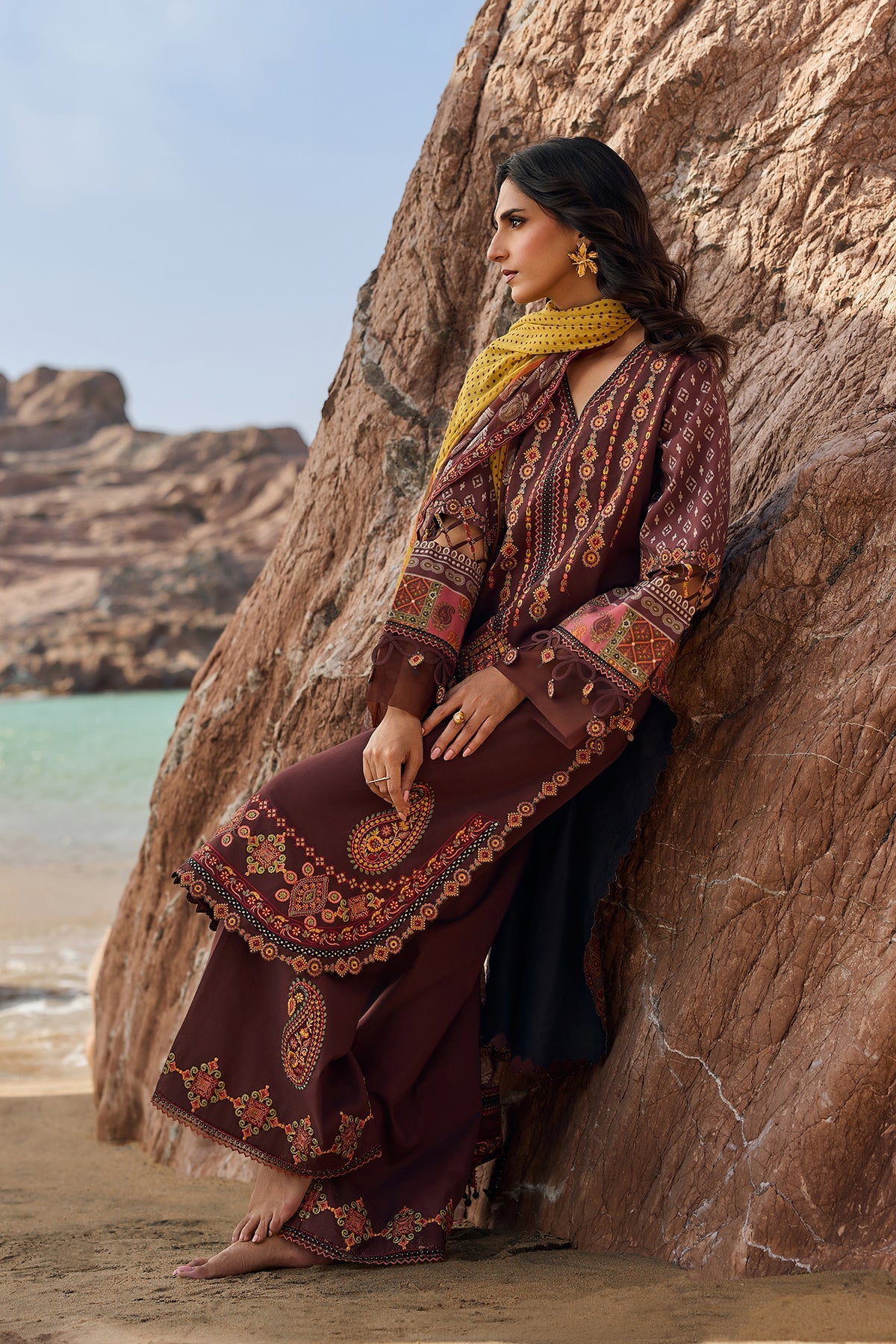 Charizma | SunShine - Vol 1 '26 - 3 PC Embroidered Lawn | CSN6-09
