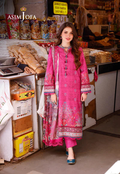 Asim Jofa | PRINTED ARABIC LAWN | AJPL-17