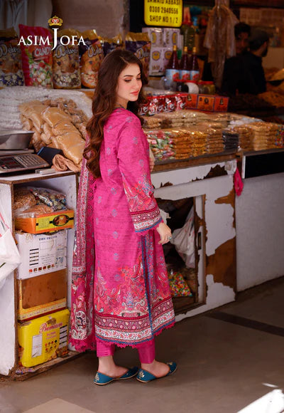 Asim Jofa | PRINTED ARABIC LAWN | AJPL-17