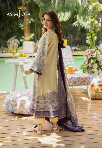 Asim Jofa | PRINTED LAWN 3 PCS | AJGB-08