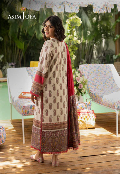 Asim Jofa | PRINTED LAWN 3 PCS | AJGB-07