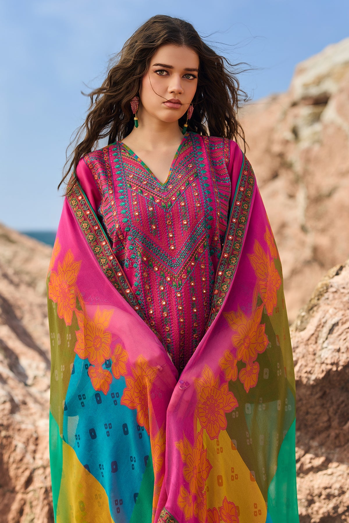 Charizma | SunShine - Vol 1 '26 - 3 PC Embroidered Lawn | CSN6-03