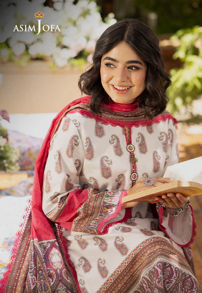 Asim Jofa | PRINTED LAWN 3 PCS | AJGB-07