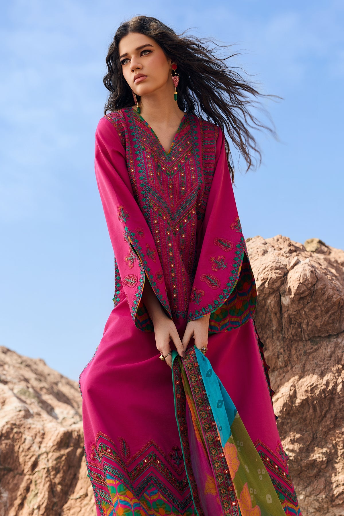 Charizma | SunShine - Vol 1 '26 - 3 PC Embroidered Lawn | CSN6-03