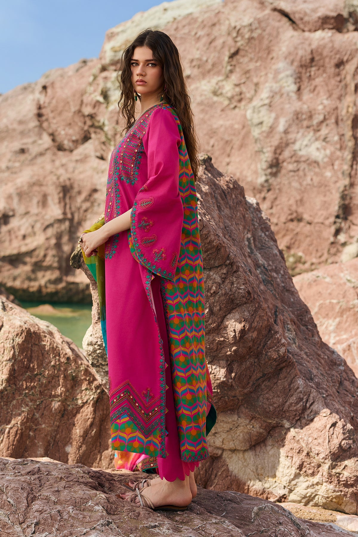 Charizma | SunShine - Vol 1 '26 - 3 PC Embroidered Lawn | CSN6-03