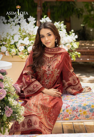 Asim Jofa | PRINTED LAWN 3 PCS | AJGB-16