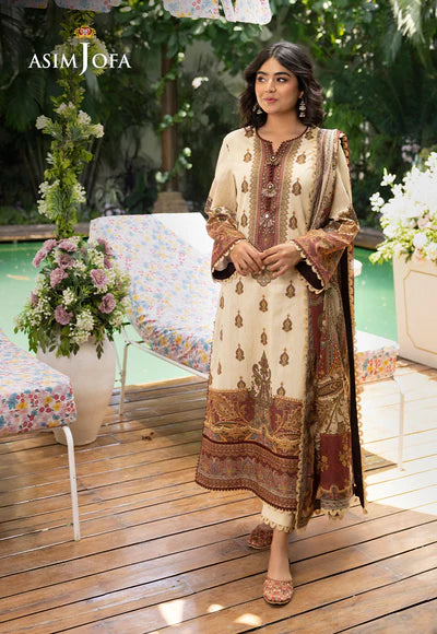 Asim Jofa | PRINTED LAWN 3 PCS | AJGB-19