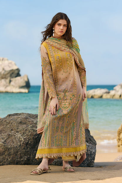 Charizma | 3-PC Unstitched Embroidered Swiss Collection | CSM6-01