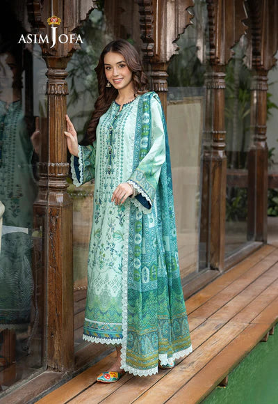 Asim Jofa | PRINTED LAWN 3 PCS | AJGB-03