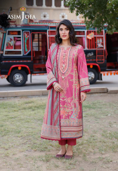 Asim Jofa | PRINTED ARABIC LAWN | AJPL-14