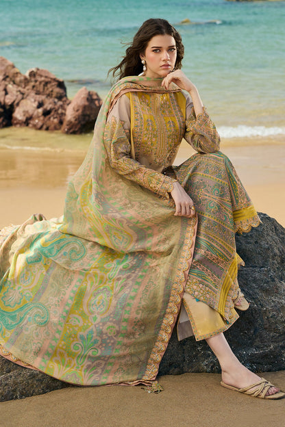 Charizma | 3-PC Unstitched Embroidered Swiss Collection | CSM6-01