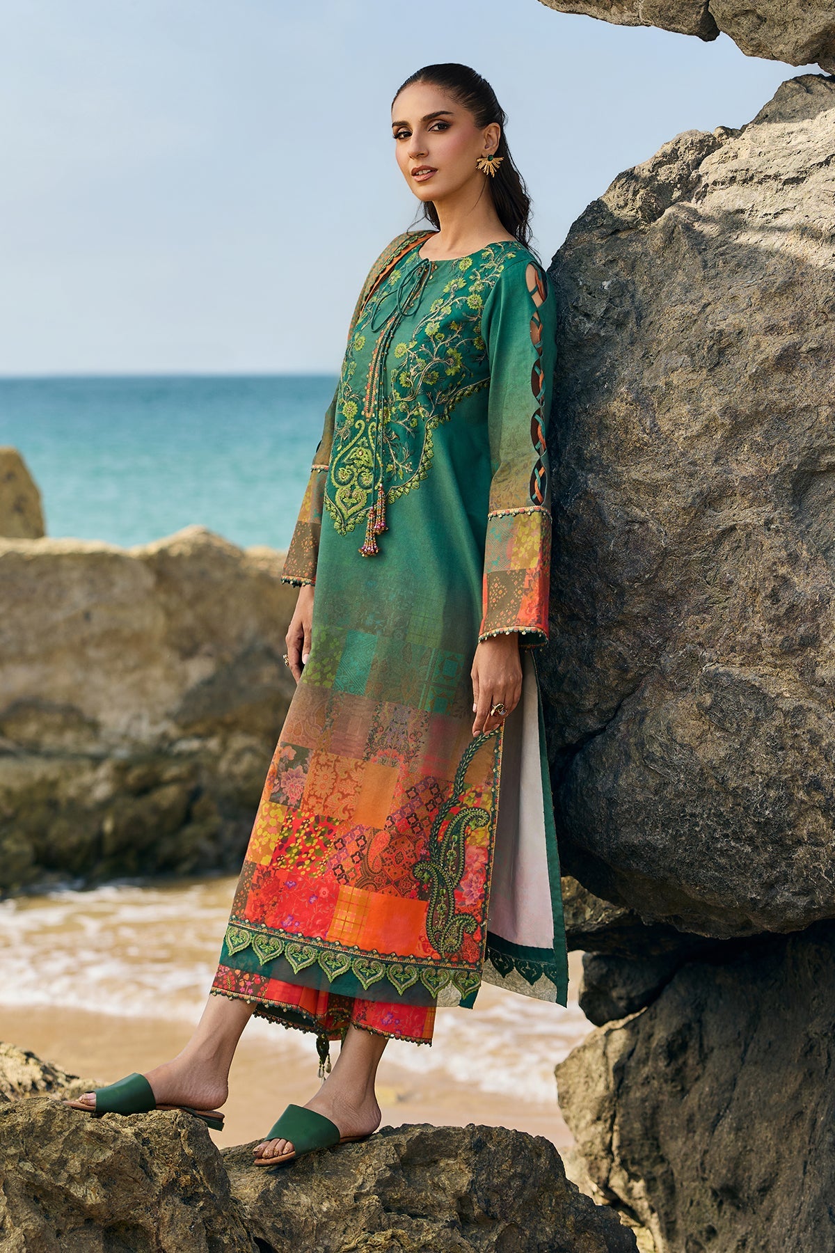 Charizma | 3-PC Unstitched Embroidered Swiss Collection | CSM6-07