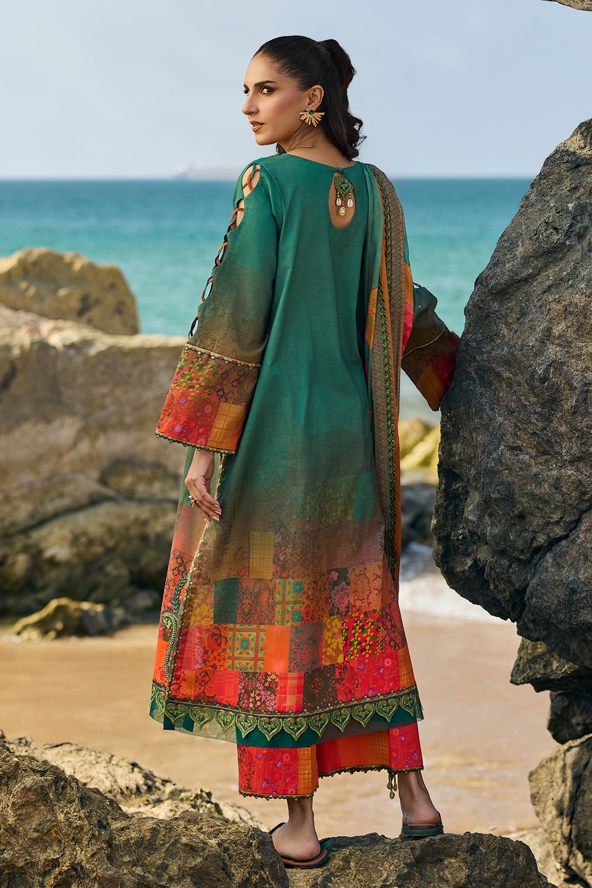 Charizma | 3-PC Unstitched Embroidered Swiss Collection | CSM6-07