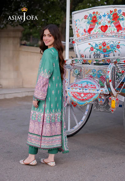 Asim Jofa | PRINTED ARABIC LAWN | AJPL-15