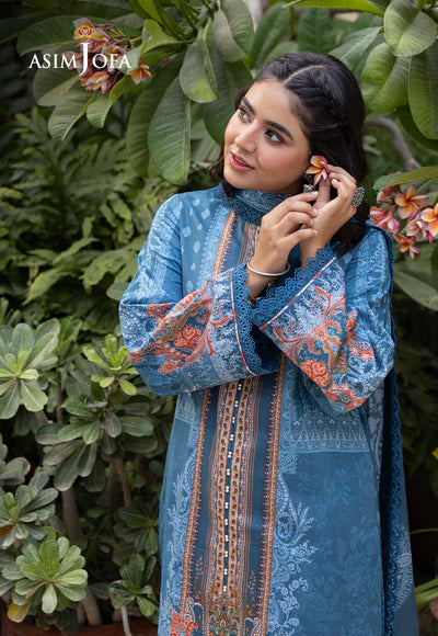 Asim Jofa | PRINTED LAWN 3 PCS | AJGB-18