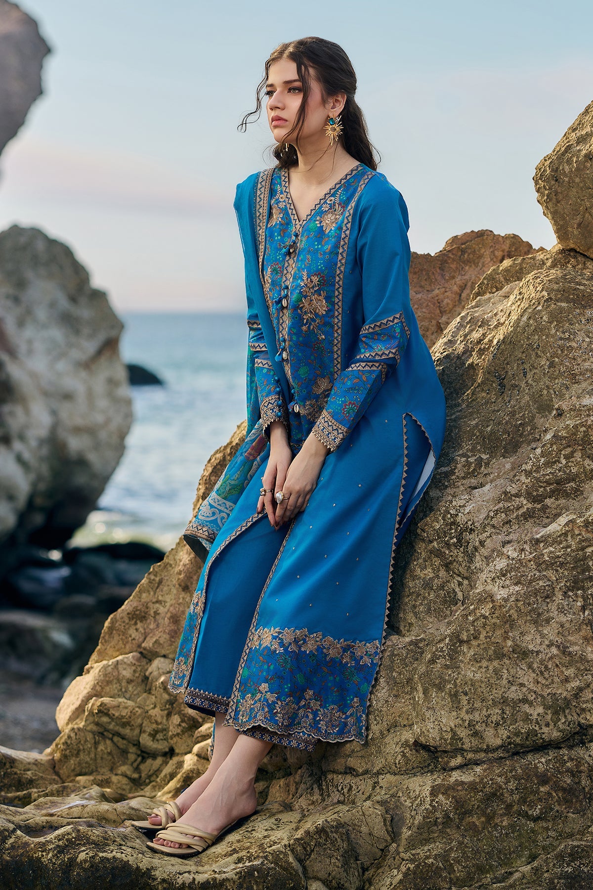 Charizma | SunShine - Vol 1 '26 - 3 PC Embroidered Lawn | CSN6-06