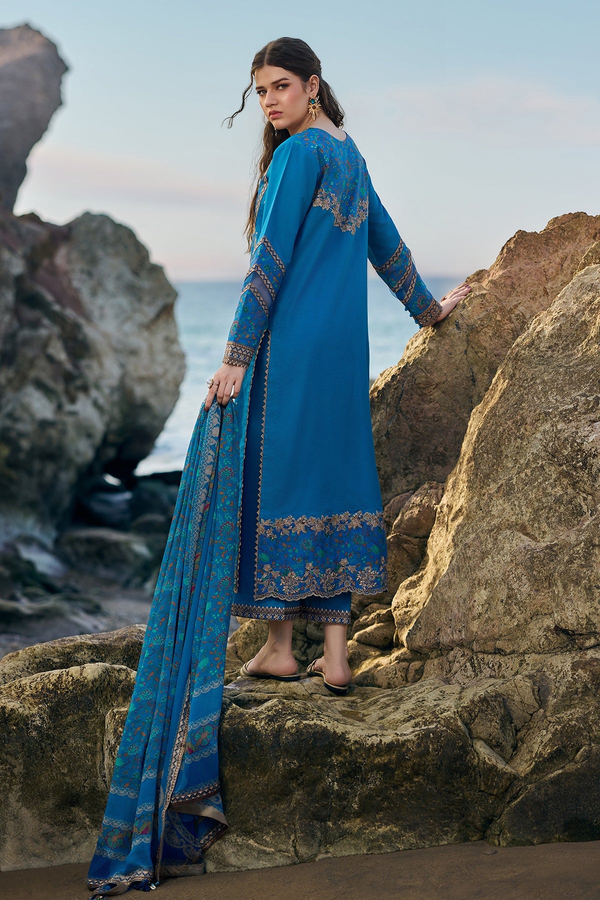 Charizma | SunShine - Vol 1 '26 - 3 PC Embroidered Lawn | CSN6-06