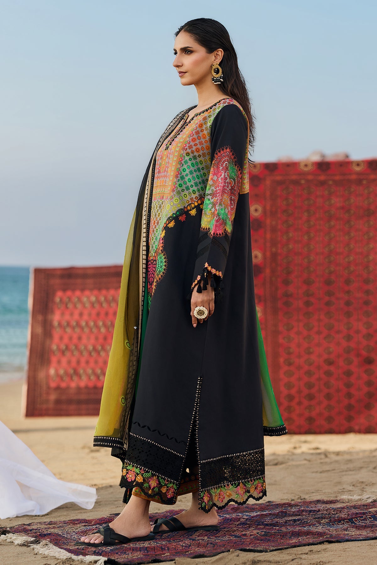 Charizma | 3-PC Unstitched Embroidered Swiss Collection | CSM6-04