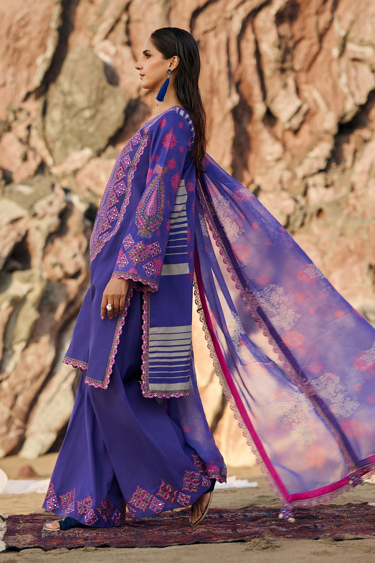 Charizma | SunShine - Vol 1 '26 - 3 PC Embroidered Lawn | CSN6-08