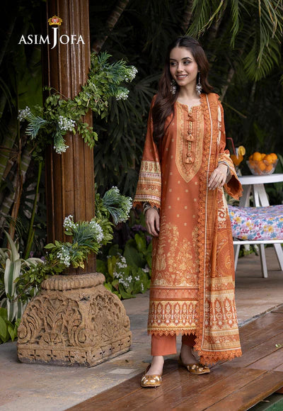 Asim Jofa | PRINTED LAWN 3 PCS | AJGB-02