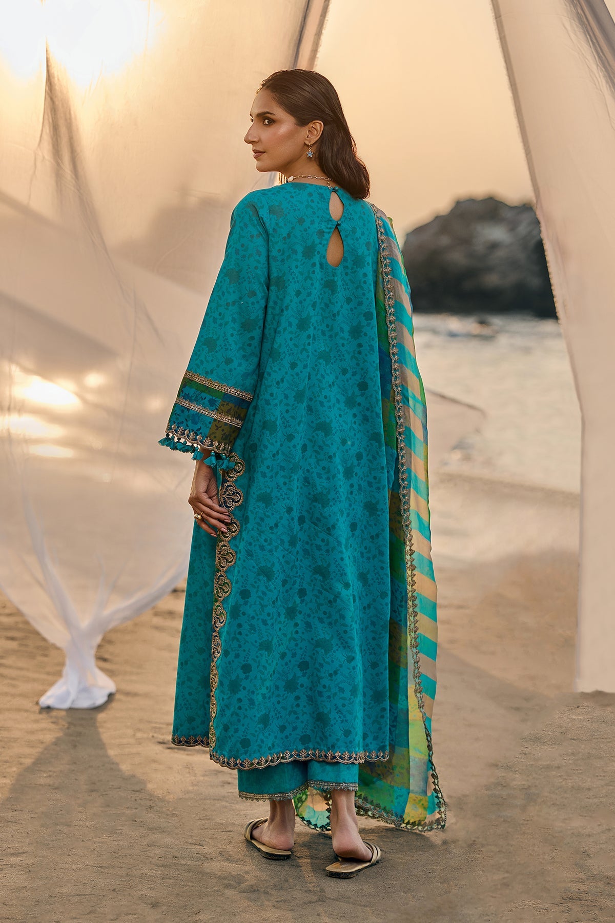 Charizma | 3-PC Unstitched Embroidered Swiss Collection | CSM6-05