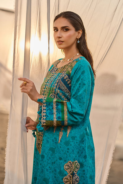 Charizma | 3-PC Unstitched Embroidered Swiss Collection | CSM6-05