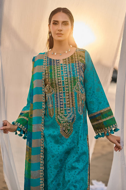 Charizma | 3-PC Unstitched Embroidered Swiss Collection | CSM6-05