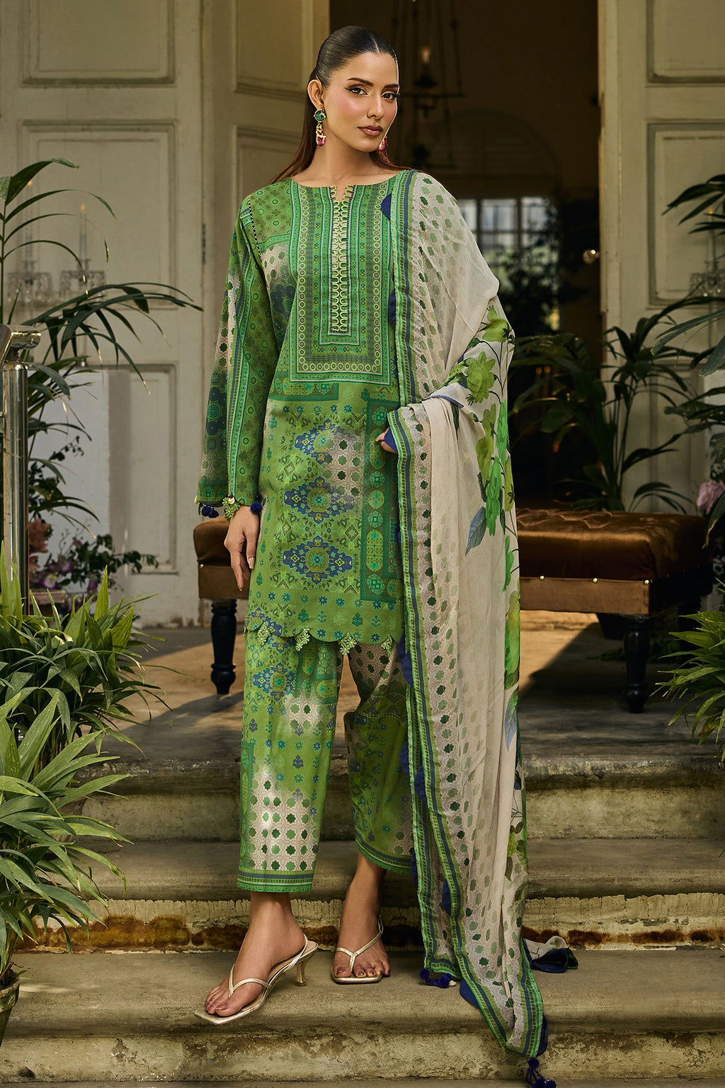 Charizma | C-Print Vol 2 - 3pcs Printed Lawn | CP6-17