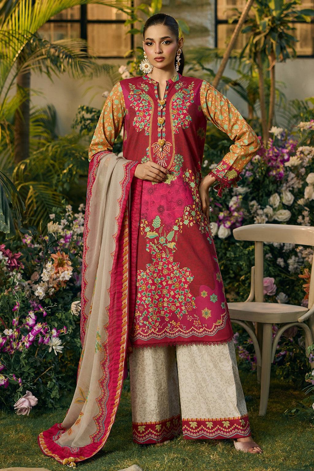Charizma | C-Print Vol 2 - 3pcs Printed Lawn | CP6-16