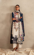 Asifa & Nabeel | Meraki 3 Pcs EMbroidered Lawn | Saffron Soul MSSL-10