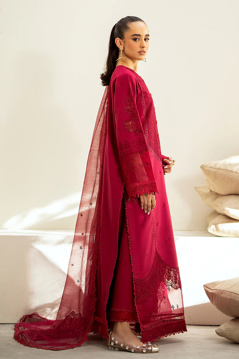 Saad Shaikh | Embroidered Lawn | Blush