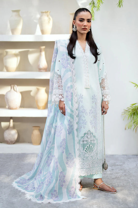 Saad Shaikh | Embroidered Lawn | Meraki