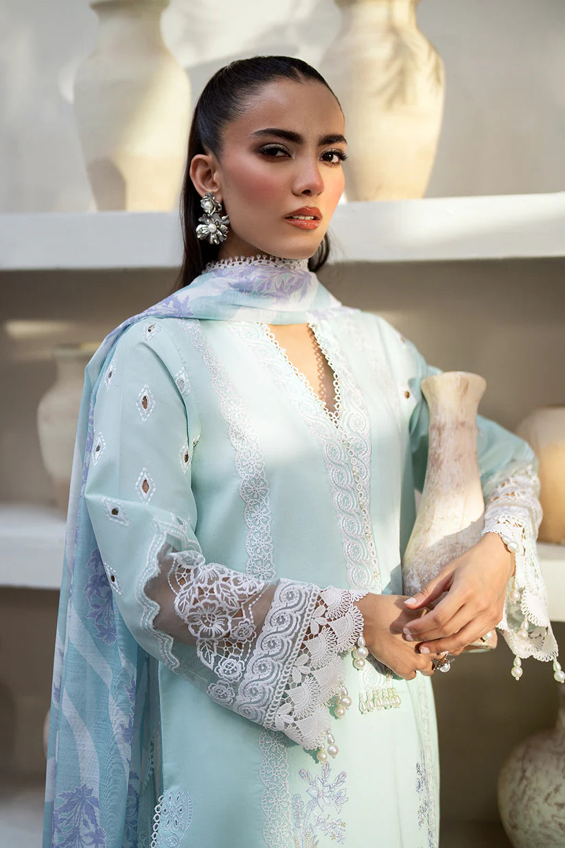 Saad Shaikh | Embroidered Lawn | Meraki