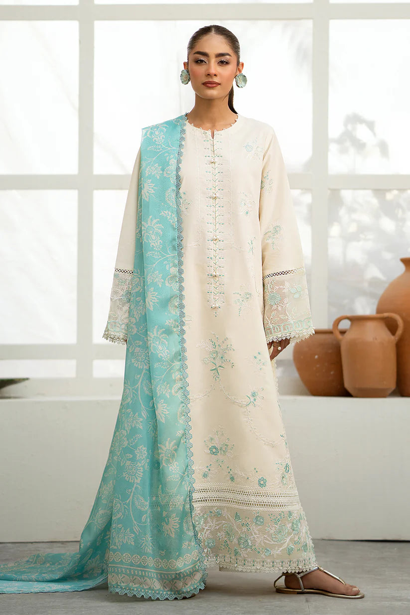 Saad Shaikh | Embroidered Lawn | Zuruj