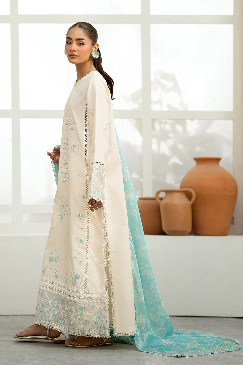 Saad Shaikh | Embroidered Lawn | Zuruj