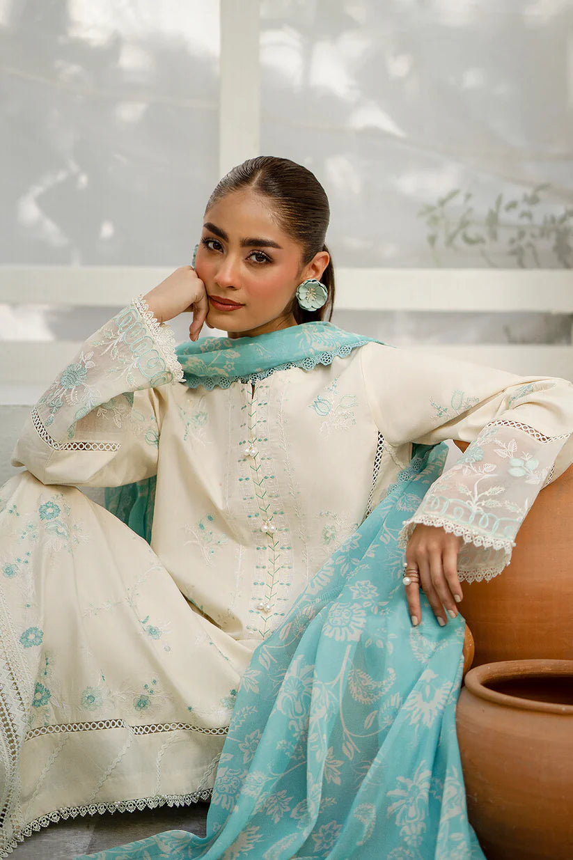 Saad Shaikh | Embroidered Lawn | Zuruj