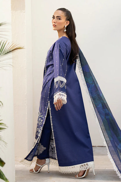 Saad Shaikh | Embroidered Lawn | Tawny