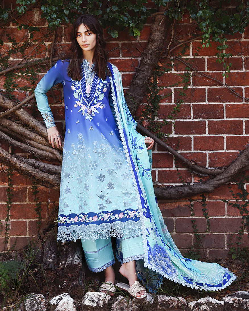Mushq | Solace - Ombre Chikankari | Moonlit Ease