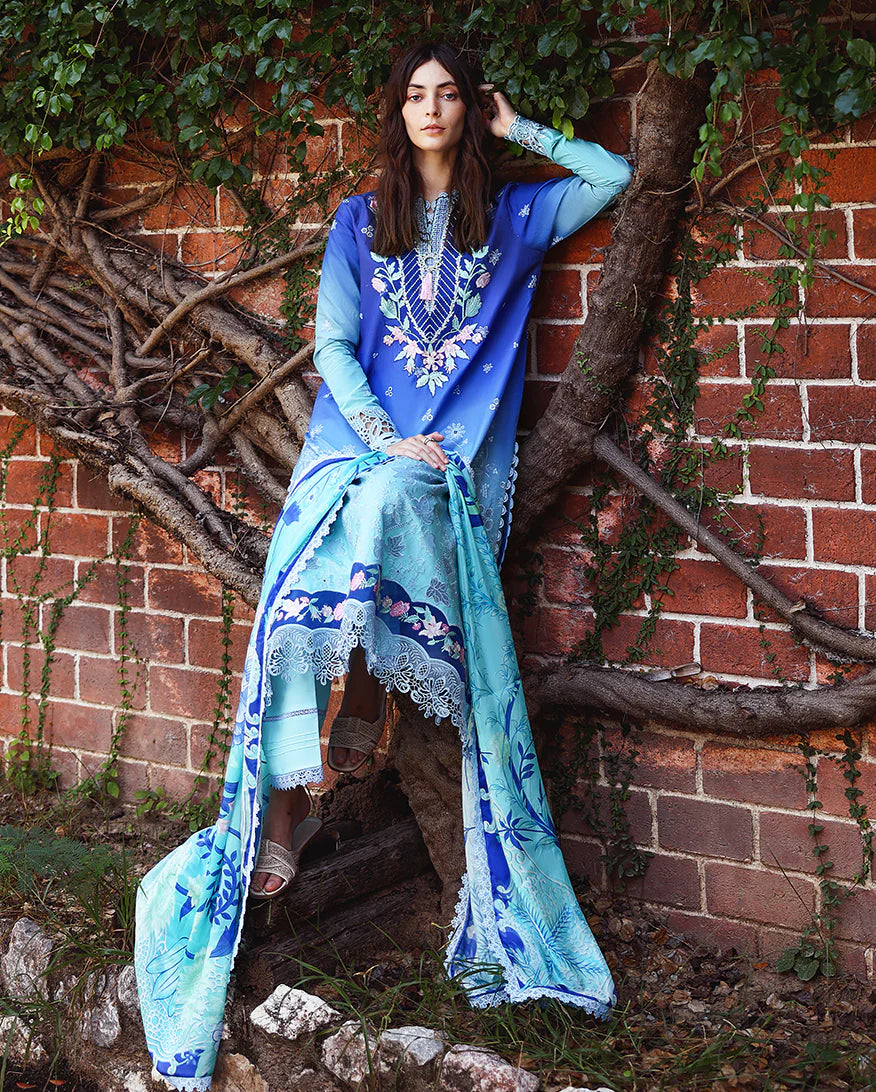 Mushq | Solace - Ombre Chikankari | Moonlit Ease