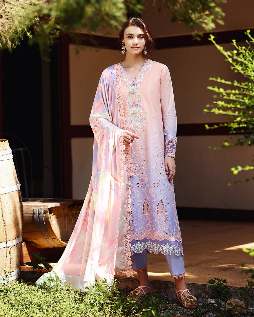 Mushq | Solace - Ombre Chikankari | Morning Veil