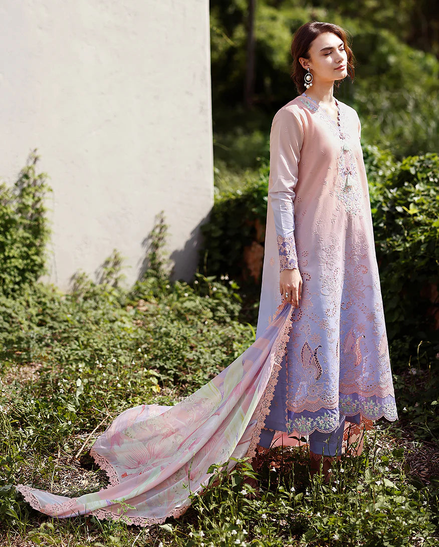 Mushq | Solace - Ombre Chikankari | Morning Veil