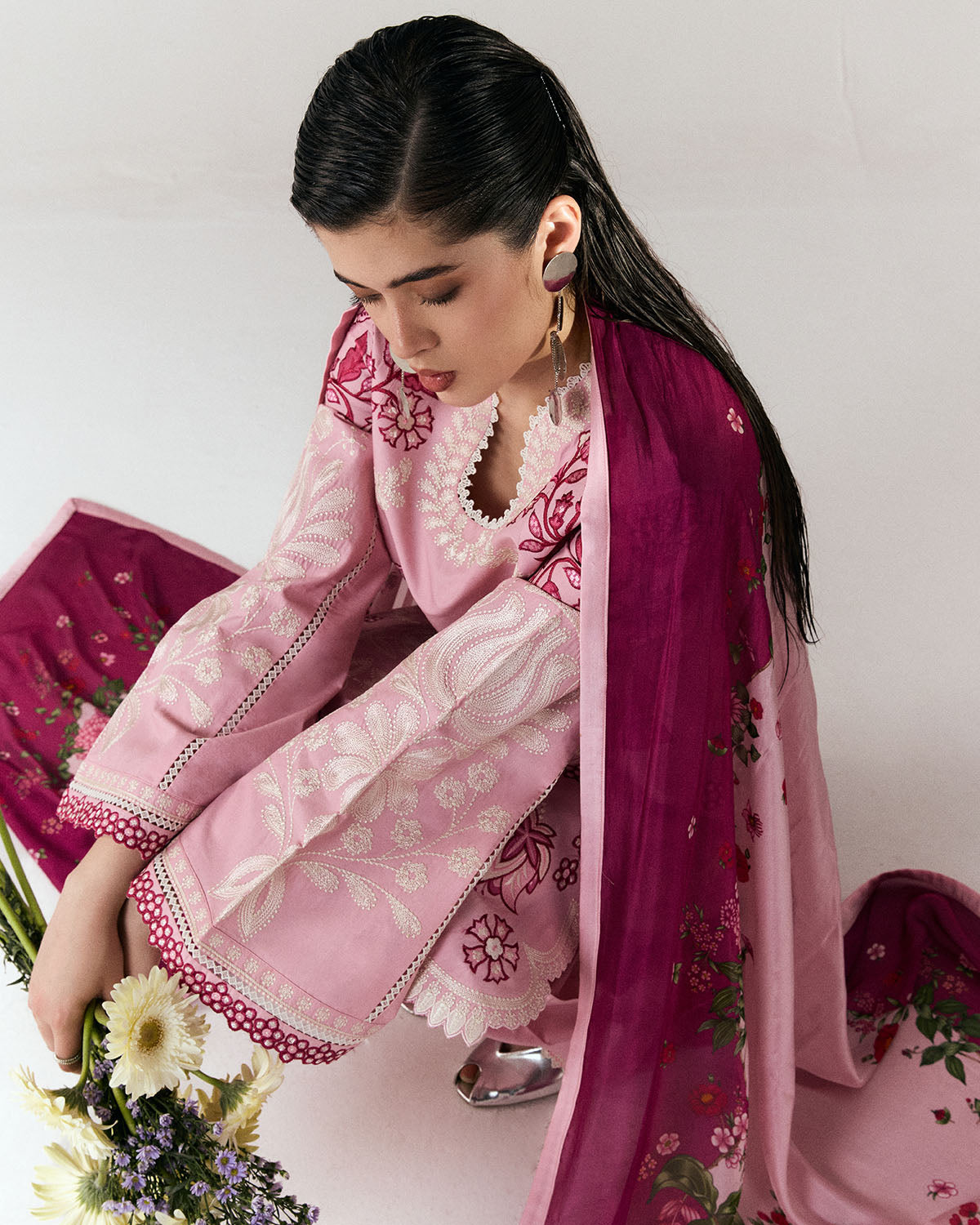 Jugnu | SS26 Edit 3 - Embroidered Lawn | Nanya