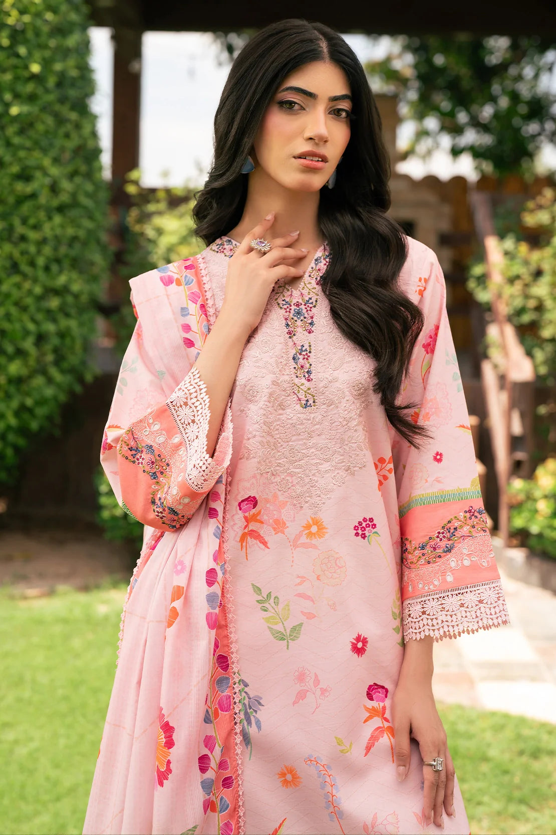 Rashid | Orissa Permium Embroidered Lawn | 3751