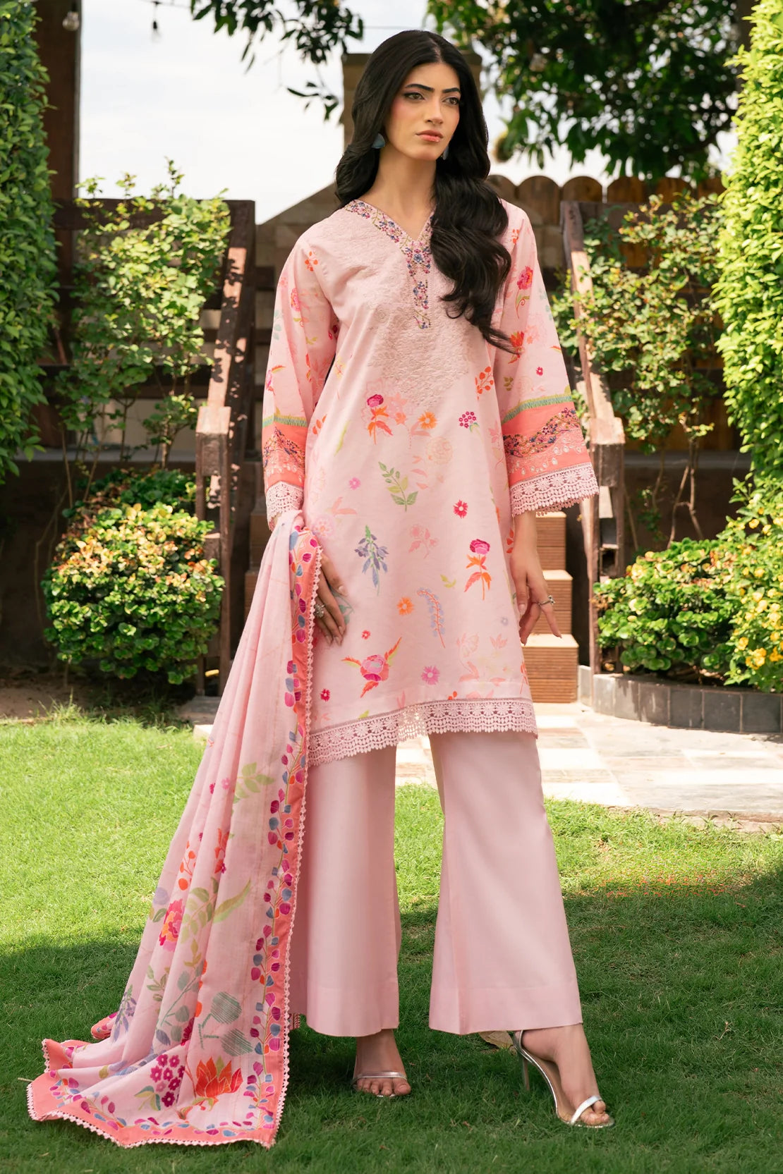Rashid | Orissa Permium Embroidered Lawn | 3751