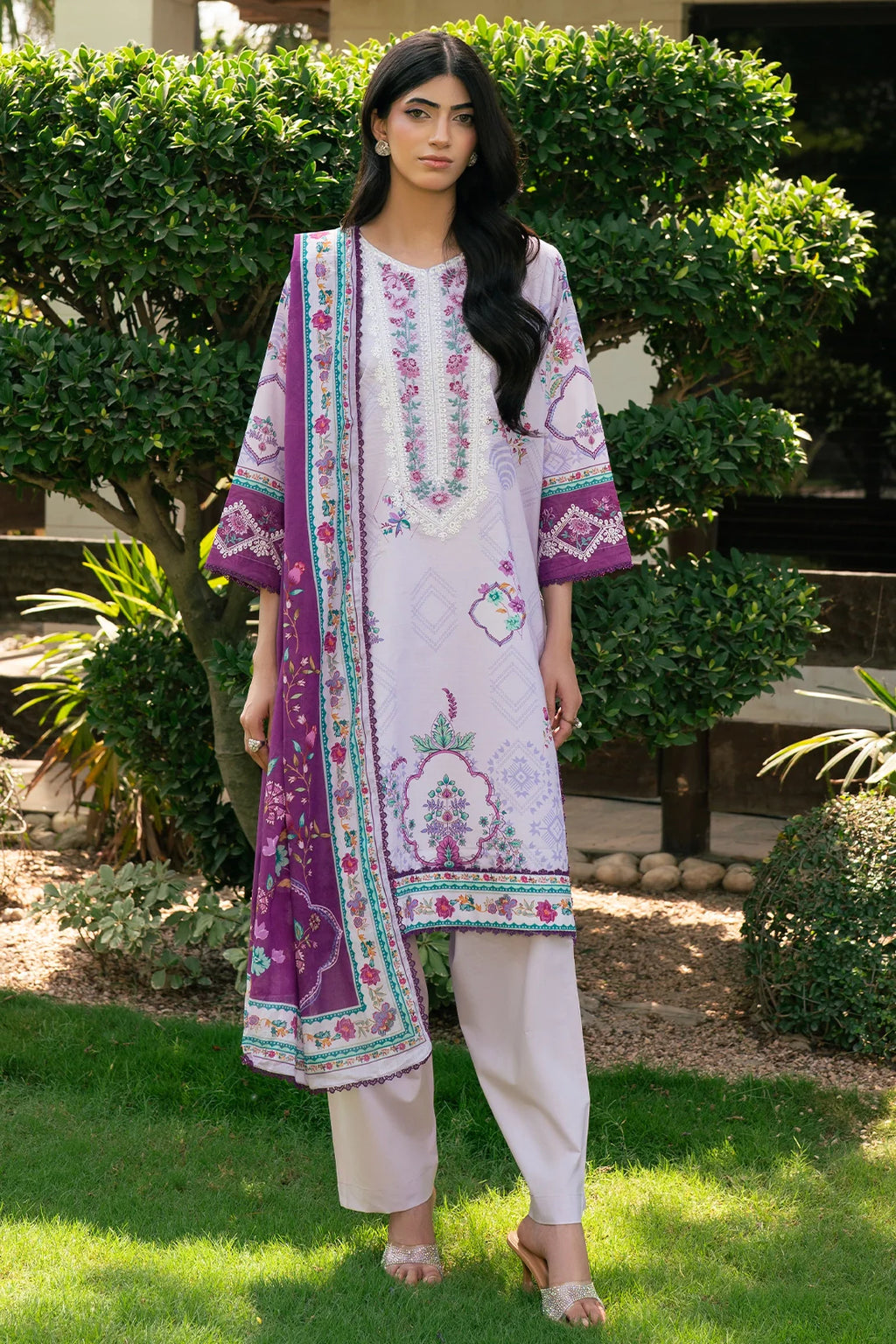 Rashid | Orissa Permium Embroidered Lawn | 3753
