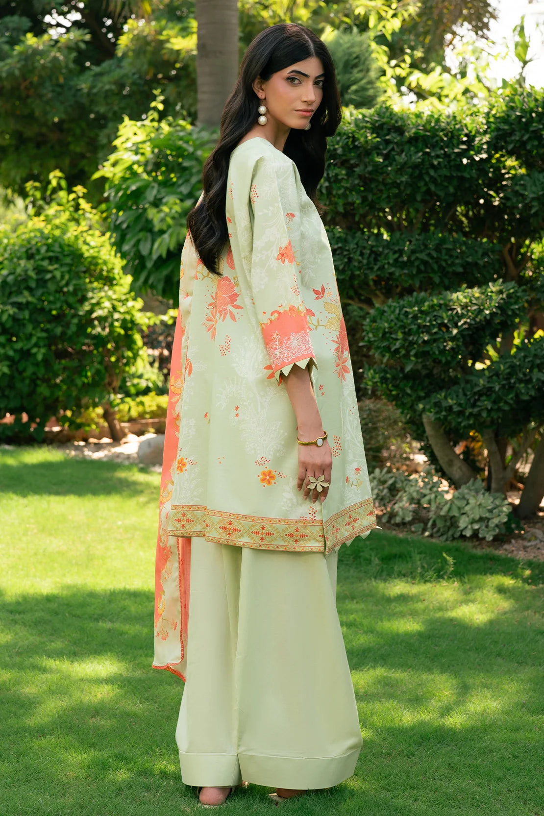 Rashid | Orissa Permium Embroidered Lawn | 3754