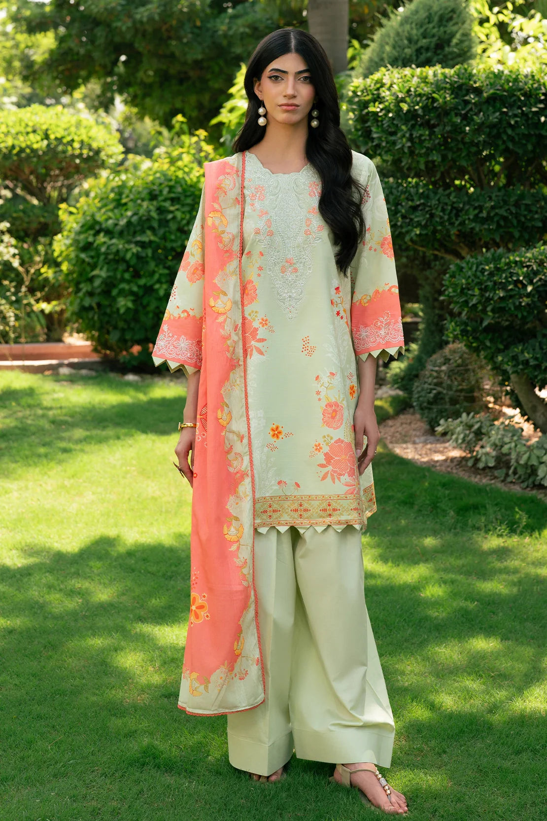 Rashid | Orissa Permium Embroidered Lawn | 3754