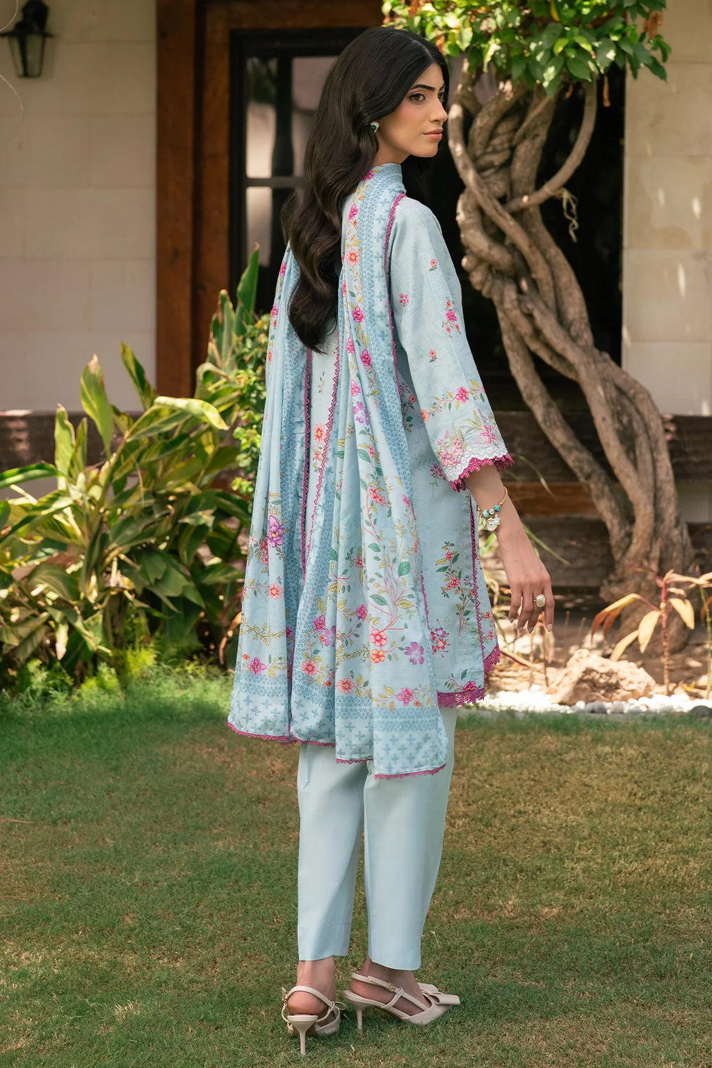 Rashid | Orissa Permium Embroidered Lawn | 3755